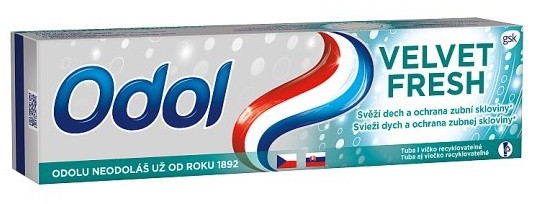 Odol ZP Velvet Fresh 75ml - Kosmetika Ústní hygiena Zubní pasty